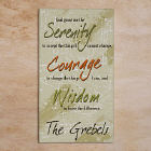 Serenity Prayer Personalized Wall Canvas